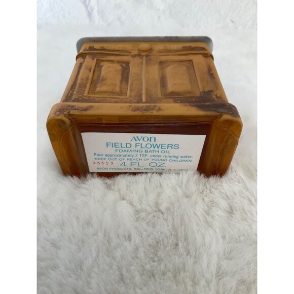 Vintage Avon Victorian Washstand Decanter w/ Charisma Foaming Bath Oil 1970s - Picture 4 of 5